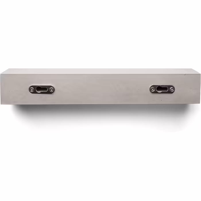 Ключниця з полицею Buchenbusch Urban Design з бетону 'Light Edition', 33x6x5 см, настінна ключниця для передпокою, біло-мармурова