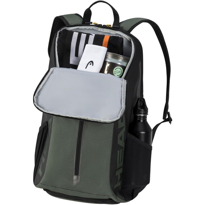 HEAD Unisex Tour Tennis Backpack - 25L Thyme/Banana