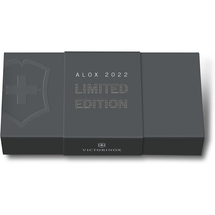 Нож VICTORINOX Classic SD Alox Limited Edition 2022, 5 функцій, Swiss Made, мультитул з ножицями, сірий, у подарунковій коробці