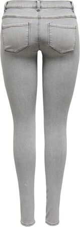 Джинси жіночі Only Skinny DNM NOOS блакитні, базові, стрітстайл (S / 32L, світло-сірий денім)