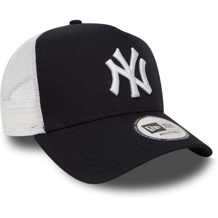 Кепка New Era Clean Trucker 2 Adjustable NY Yankees Hellgrau Gray White