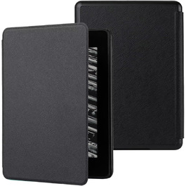 Чохол MOKASE для Kindle Paperwhite 5/6/7 (2012-2016), Black - Синтетична шкіра, Smart Sleep/Wake