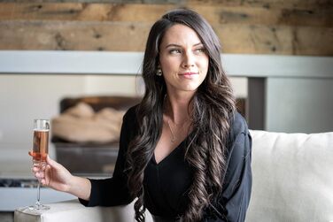 Набір келихів для шампанського Aspen & Birch (6 шт.) - келихи для мімози, 100% без свинцю, 280 мл, ручної роботи