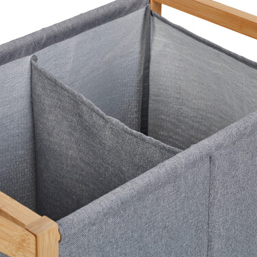 Relaxdays Laundry Basket with Wheels