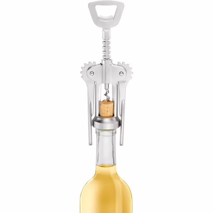 ZWILLING Sommelier Double-Hinged Corkscrew, 20 cm, silver [Made in Germany]