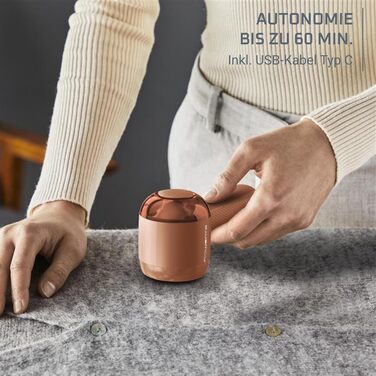 Rowenta Easy Care: Бездротовий видалення ворсу з нержавіючою сіткою, 60 хвилин роботи, теракотовий колір, JA8001E0