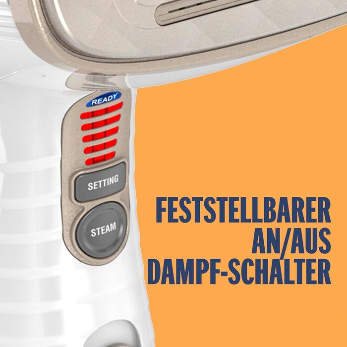 Conair Turbo ExtremeSteam: праска з парою, 5 режимів, 25 г/хв, швидкий нагрів, 3 насадки, білий/бежевий, EU