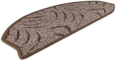 Сходинкові килимки Kettelservice-Metzker Prerow: набір з 15 штук (колір: коричневий)