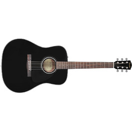 Акустична гітара Fender CD-60 Dreadnought V3 DS, чорний колір, палісандровий гриф, для правшів, з безкоштовними онлайн-уроками Fender Play