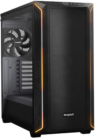 Корпус для ПК be quiet! Shadow Base 800 DX (чорний), вентилятори Pure Wings 3 140mm PWM, USB 3.2 Gen 2 Type-C, підтримка E-ATX, радіатори до 420мм, загартоване скло