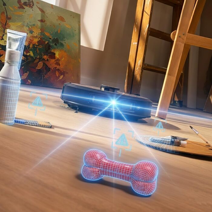 Робот-пилосос та робот-мийник Cecotec Conga Z100 X-Treme з автопорожненням та керуванням через додаток. Лазерна навігація, інтерактивне картування, 15000Pa, 240 хв автономної роботи, знімне моп, база з 3 баками