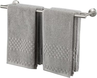 Тримач для рушників KES, подвійний, з нержавіючої сталі SUS304, 60 см, A2001S60
