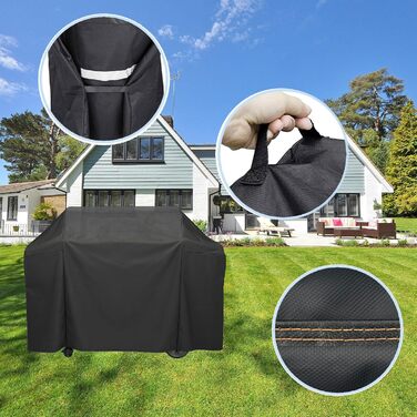 Чохол для гриля Weber Spirit 300, 130x45x107 см, захисна водонепроникна накидка, UV-захист, для моделей E310/E315/E330