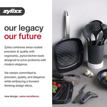 Салатниця-швидкосушка Zyliss Swift Dry 6L з нержавіючої сталі, BPA-free, AquaVent™-технологія, антиковзаюче дно, для посудомийної машини