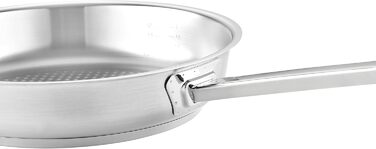 Сковорода Fissler Original-Profi Collection з нержавіючої сталі (Ø 28 см) з ручкою та внутрішньою шкалою, Novogrill, індукційне покриття 28 см