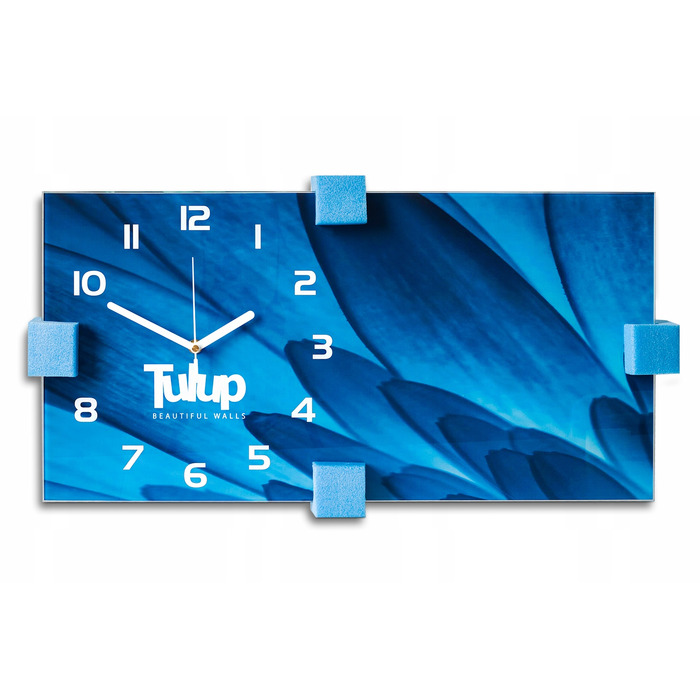 Елегантний настінний скляний годинник 