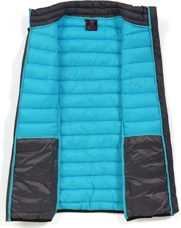 Жіночий теплий пуховий жилет itte Donkey Andy для туризму, подорожей та повсякденного носіння (сірий, L)