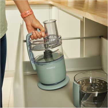 Кухонний комбайн Kenwood MultiPro Go FDP22.130GY, 900 Вт, компактний, блакитний, 1.3 л