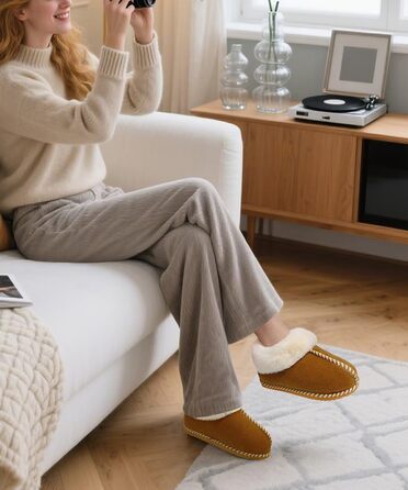 Тапочки халатні жіночі COFACE з Memory Foam, з фетру, зимові, розмір 36-43, кольору хакі (EU 38)