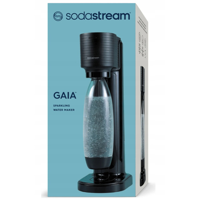 Сифонізатор для води Soda Stream Gaia: пляшка та балон з газом