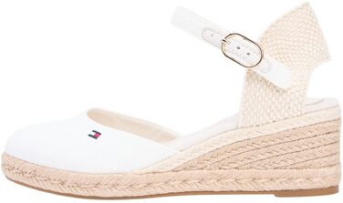 Еспадрильї жіночі Tommy Hilfiger на танкетці, білі/бежеві (37 EU)