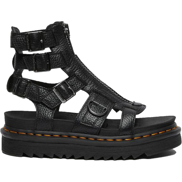 Сандалі Dr. Martens Olson Mädchen Schwarz Tante Sally 40 EU - Чорні шкіряні сандалі для дівчаток