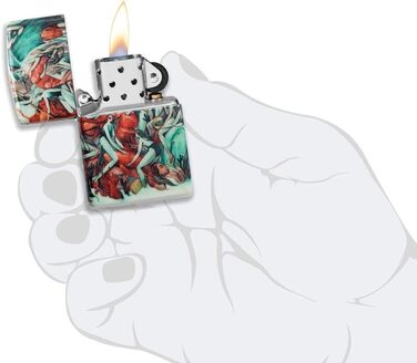 Запальничка Zippo 540 Color із малюнком Marija Tiurina, зелена, універсальний розмір
