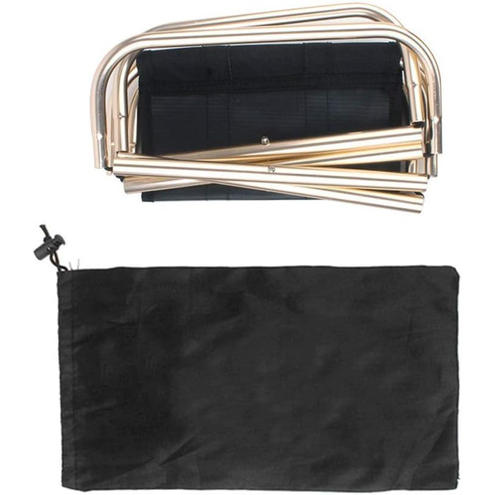 Легкий складаний стілець з алюмінію: портативний, для кемпінгу, риболовлі та подорожей