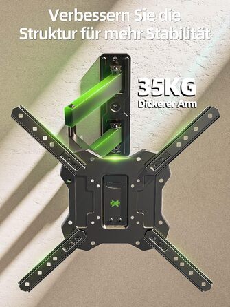 Кріплення для телевізора USX-MOUNT XMM902: поворотне та нахилене, для телевізорів 26-60 дюймів (до 35 кг), VESA 400x400 мм