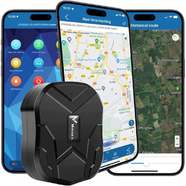 GPS-трекер Winnes 4G Mini з акумулятором 15000 мАг — магнітний, реальний час, GPS/AGPS/LBS, захист від втрати, для дітей, валіз, велосипедів, авто, безкоштовний додаток