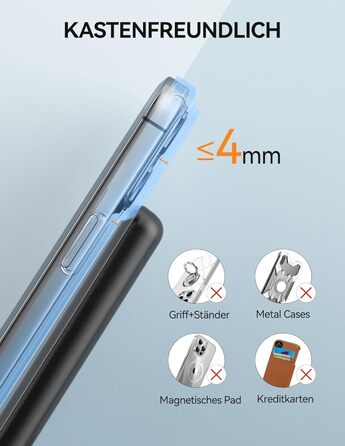 TECKNET Бездротова зарядка 3 в 1, Складна індукційна станція, Швидка зарядка для iPhone 17/16/15/14/13/12/11/Pro Max, Apple Watch Ultra/11-3/SE, AirPods Pro 3-2/4-2, Чорний