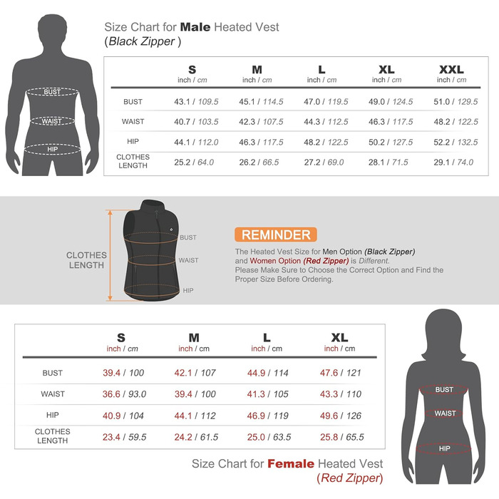 AGUG Тепла жилетка для чоловіків/жінок, електрична жилетка з підігрівом, 3 режими температури, для активного відпочинку, катання на конях, лижного спорту, кемпінгу (без Powerbank), розмір M