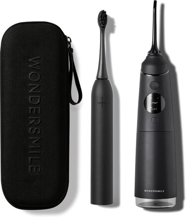 Електрична зубна щітка Wondersmile PRO - переможець тесту 2025 - 100 днів без ризику - сертифікована TÜV - 4 режими, акумулятор 60 днів, розумна насадка, 1 шт.