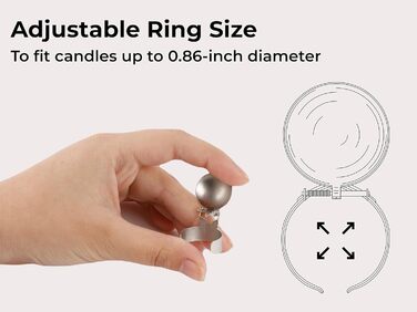 OLEEK (12 Pack Automatic Candle Extinguishers, Candle Snuffer, Automatic Candle Extinguisher, Candle Snuffer, Swedish Candle Snuffer, Automatic Candle Extinguisher, Swedish Candle Snuffer, Candle Set