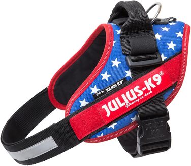 Шлейка Julius-K9 IDC Powergeschirr для собак Ameri-Canis, розмір M/0 (обхват грудей 58-76 см), з двома патчами