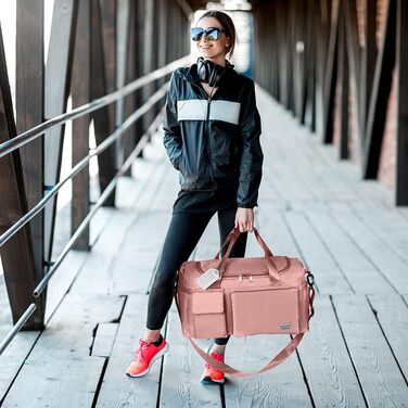 Спортивна сумка Flintronic 35L, водонепроникна, для подорожей та вихідних, блакитна (#3 Рожевий)