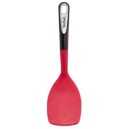 Лопатка кухонна Tefal Ingenio K20645 силіконова, чорно-червона, нержавіюча сталь, для посуду з антипригарним покриттям