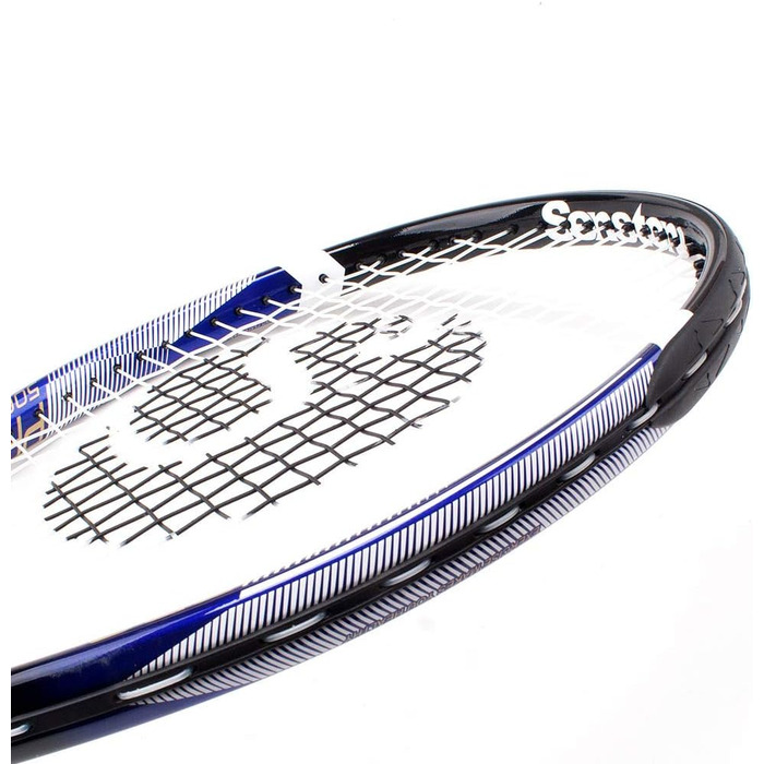 Тенісний racket Senston для професійних тренувань: ракетка для жінок та чоловіків з сумкою, овергрипом та демпфером вібрацій, блакитний, 27 дюймів