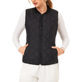 Жіноча степкова жилетка Fuinloth з рифленим коміром, чорна