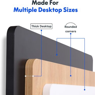 Регульований за висотою стіл FlexiSpot Basic – з органайзером для кабелів, гачками та суцільною стільницею, ергономічний стіл для дому та офісу, 120x60 см, чорний
