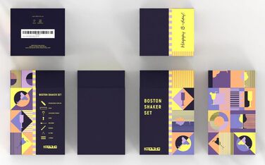 Професійний набір для коктейлів Boston Shaker з підставкою, нержавіюча сталь, подарунок для бармена, оригінальні подарунки для чоловіків і жінок