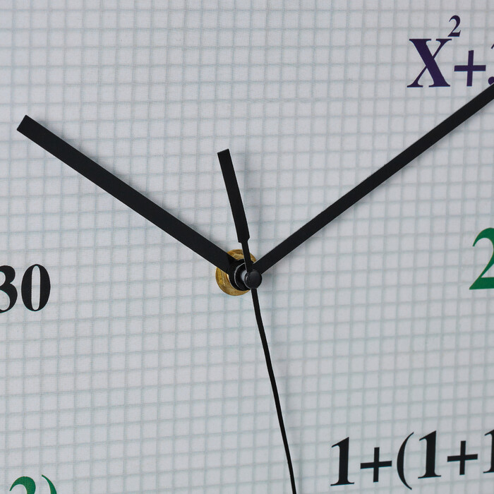 Relaxdays Wall Clock with Mathematical Formulas