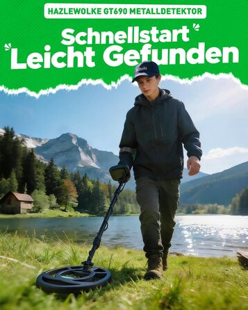 Металошукач для дорослих та дітей: професійний, водонепроникний, з котушкою 10” та лопатою. Ідеальний для пошуку золота на пляжі.