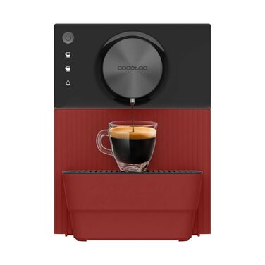 Кавомашина автоматична Cecotec Cremmaet Cube Red 1350 Вт: Професійна, еспресо, 19 бар, Touch-панель