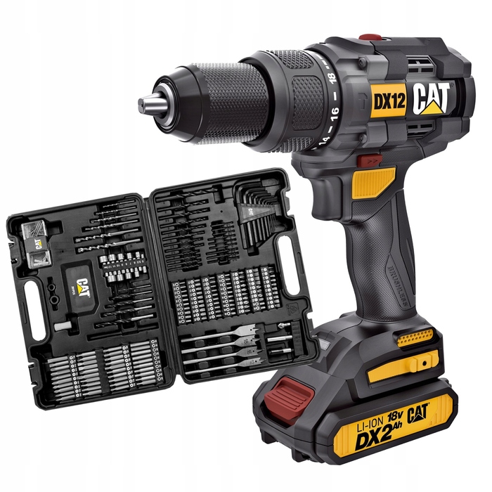Акумуляторний шуруповерт Caterpillar 18 В DX12 + DA01903