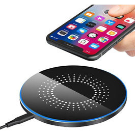 Бездротовий зарядний пристрій 20W для Samsung Galaxy та iPhone: швидка зарядка, індукційне зарядження