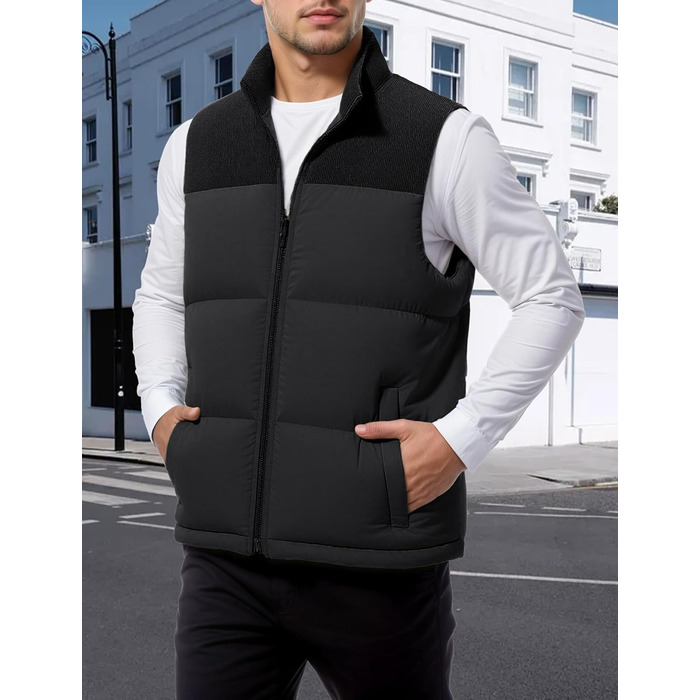Чоловіча жилетка AIEOE з утеплювачем, без рукавів, тепла зимова жилетка з корду, для активного відпочинку, розміри EU S-3XL