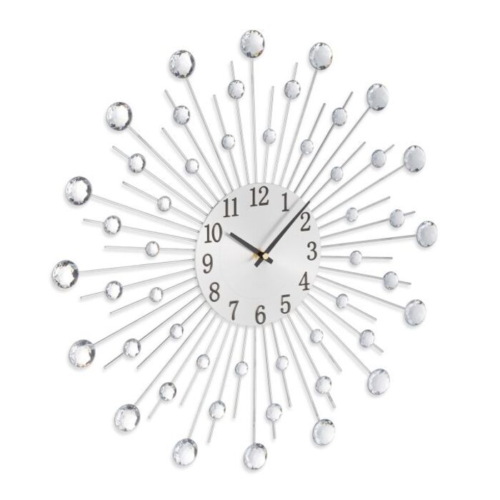 Relaxdays Wall Clock Diamond Ø 50 cm