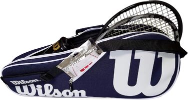 Сумка для тенісу Wilson Advantage Limited Edition Marineblau/Weiß на 2 ракетки