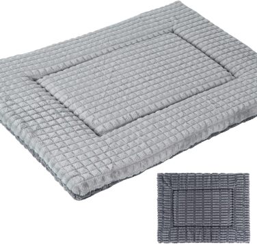 Лежанка для собак IEUUMLER, м'яка та тепла, з memory foam, 90x70 см (Сірий)